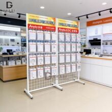 赣达专业定制 双面网格架 可折叠网格展示架 铁线网货架