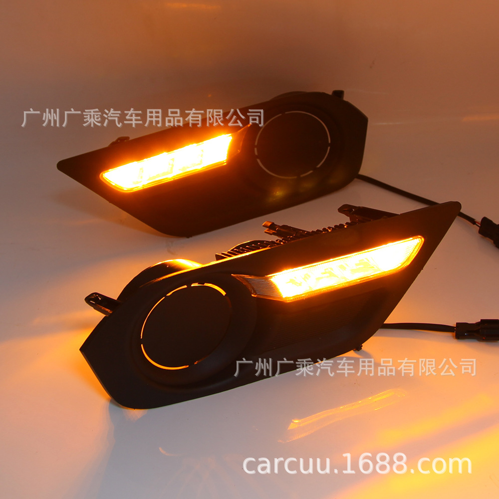 Aplicable corriente a la luz diurna de 50 anillos 2015-2016MU-X LED luz diurna especial Luz de niebla con función bidireccional