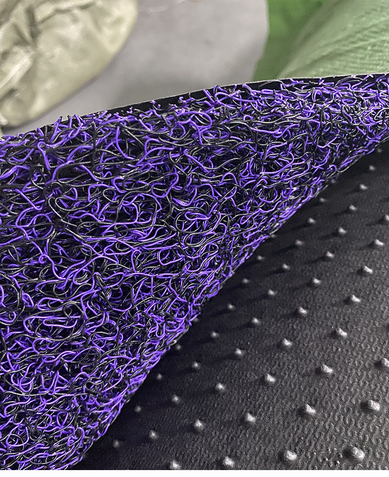 Factory Supply 2.0 Thick Nail Bottom Wire Ring Large Roll Entry Door PVC Plastic Floor Mat Car General Mat Coil