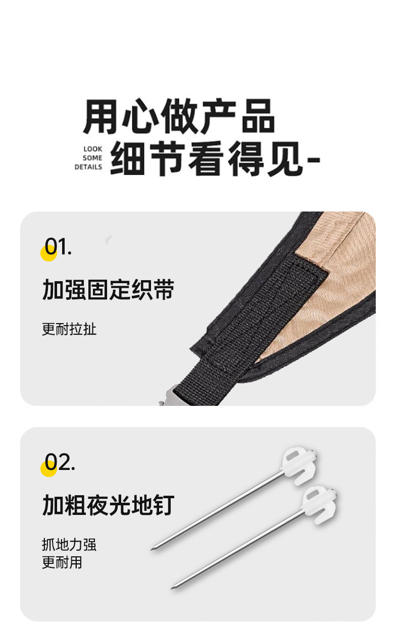 No-Assembly Outdoor Vinyl Canopy, New Type of Quick-Setup Tent, Camping Gear, Sun Protection, Rainproof, Sunshade, Cross-Border