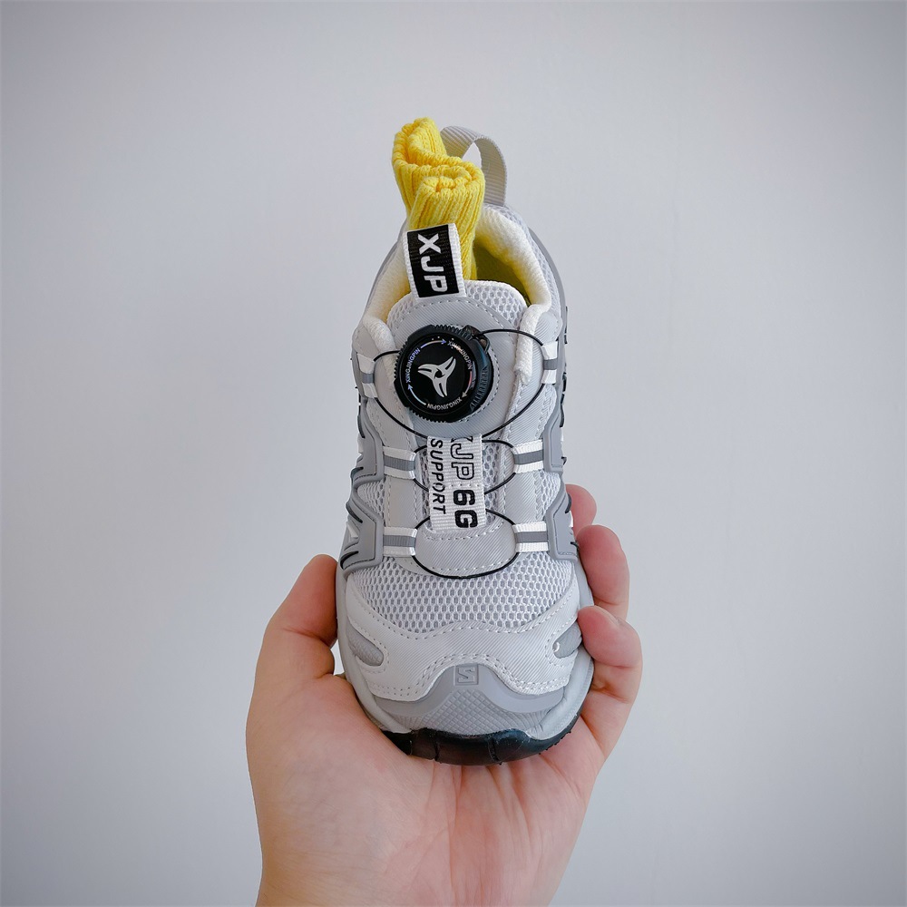 2024 Spring and Autumn New Children's for Boys Soft soled Comfortable Sports Running Korean Edition Fashion Knob Girls'_voghion.com