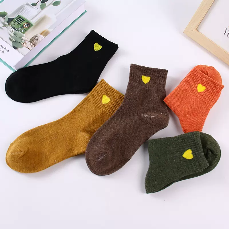 棉质袜子中筒袜棉袜ins袜女士原宿风女袜防滑防臭百搭时尚百搭