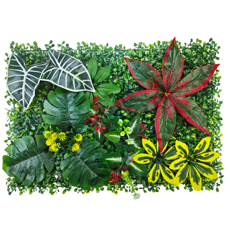 人造植物墙仿真立体绿植墙面挂式塑料假草坪门头阳台室内外装饰|undefined