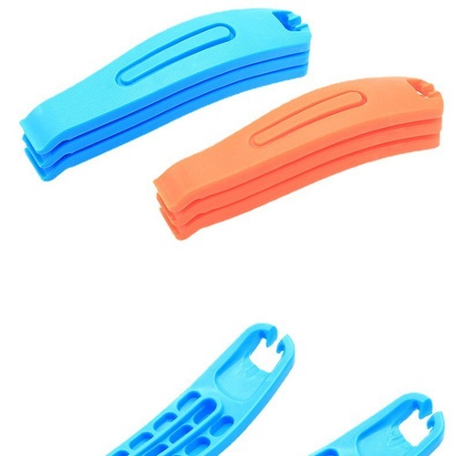 Bicycle repair tools, outdoor tire repair tools, tire levers, plastic colored tire levers, riding accessories