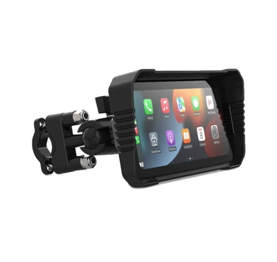6.25inch Motorcycle Carplay Dash Cam with Front and Rear Dual Lenses, 2K High-Definition, Waterproof, with Gps Navigator (Motorcycle driving recorder) - 625inch-carplay-without-record