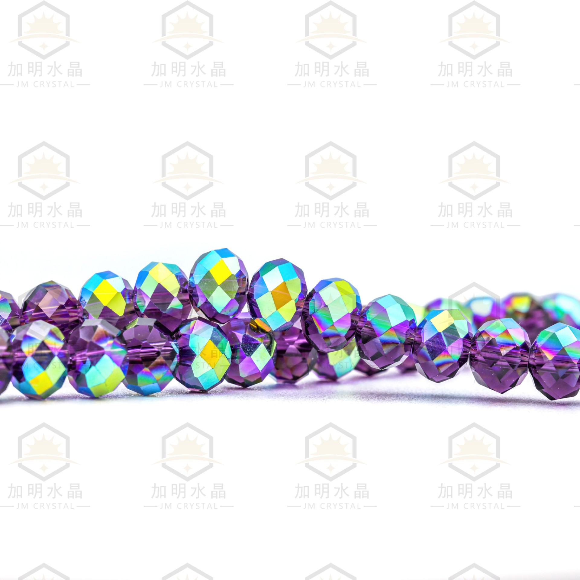 2 / 3 / 4 / 6 / 8 / 10MM imitación de Swarovski K9 buca austriaca ábaco de perforación de cristal de cristal