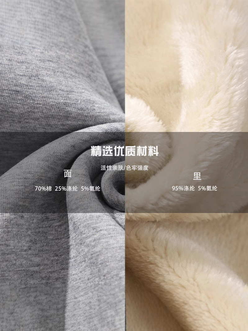 Amazon tendencia del comercio exterior suéter de lana de cordero de color sólido suelto cálido forro polar Deportes de los hombres europeos y americanos suéter con capucha