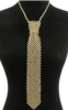 Golden long tie