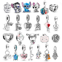 Sterling Silver Bracelet Fit Charms Butterfly Stars Mo�Z����