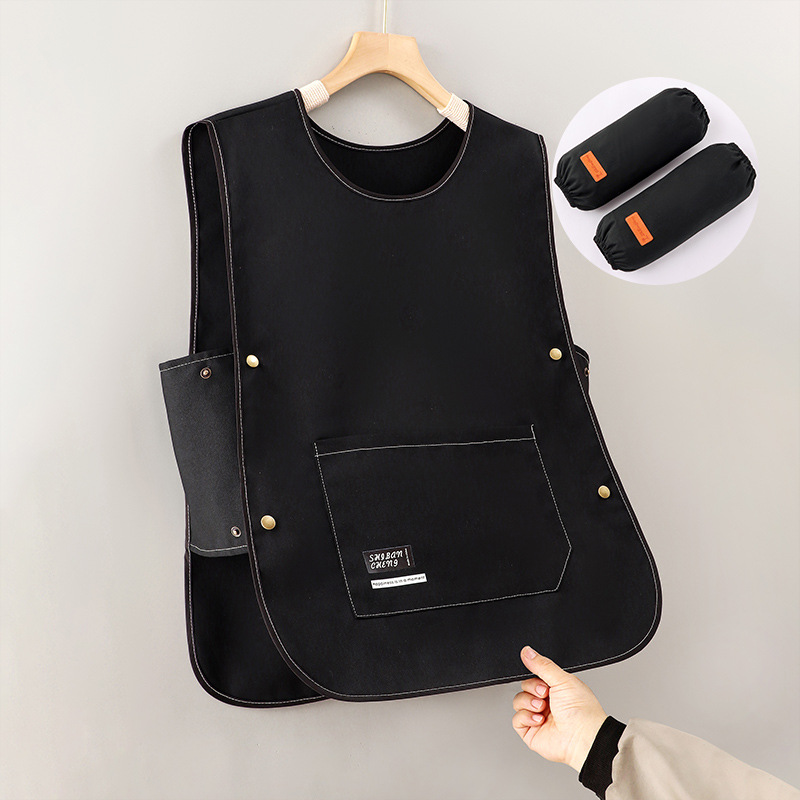 Chaleco delantal hombro red red cocina doméstica 2025 nuevo trabajo impermeable a prueba de aceite impresión de logotipo personalizado femenino