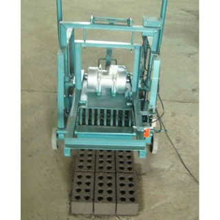 小型移动式免烧砖机 免烧水泥制砖机小型移动式砖机半自动制砖机