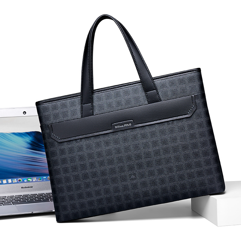 Cặp công sở nam da cao cấp mẫu mới 2025 – túi xách tay đựng laptop