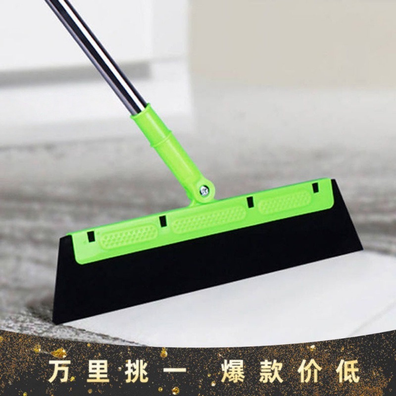 无尘刮刀卫生间浴室刮水器伸缩杆扫地刮水板硅胶地刮魔术扫把批发