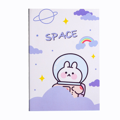 A5 cartoon notebook student cute thickened notebook B5 horizontal line homework notebook office ledger notepad wholesale