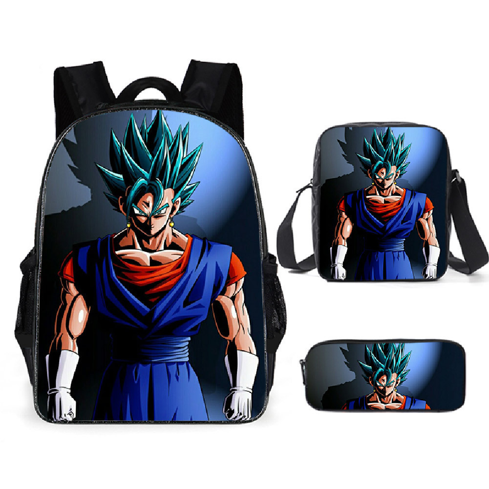 Mochila Dragon Ball de animación transfronteriza, mochila para estudiantes de Dragonball, mochila de poliéster Wukong, bolso de hombro