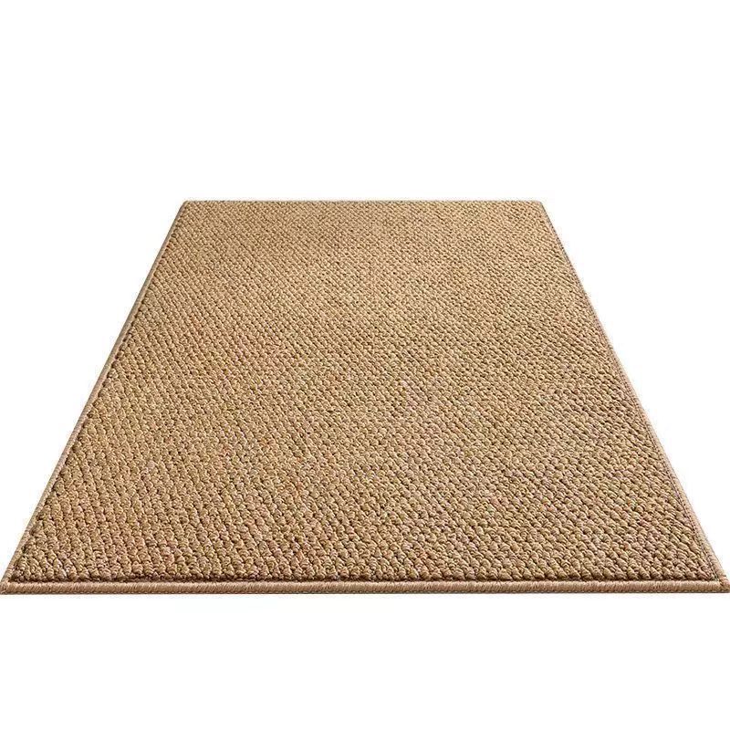 Alfombra de sala de té anti-gato alfombra de estilo japonés anillo de piña alfombra de sala de estar imitación de tela de seta gruesa alfombra de cama resistente al desgaste