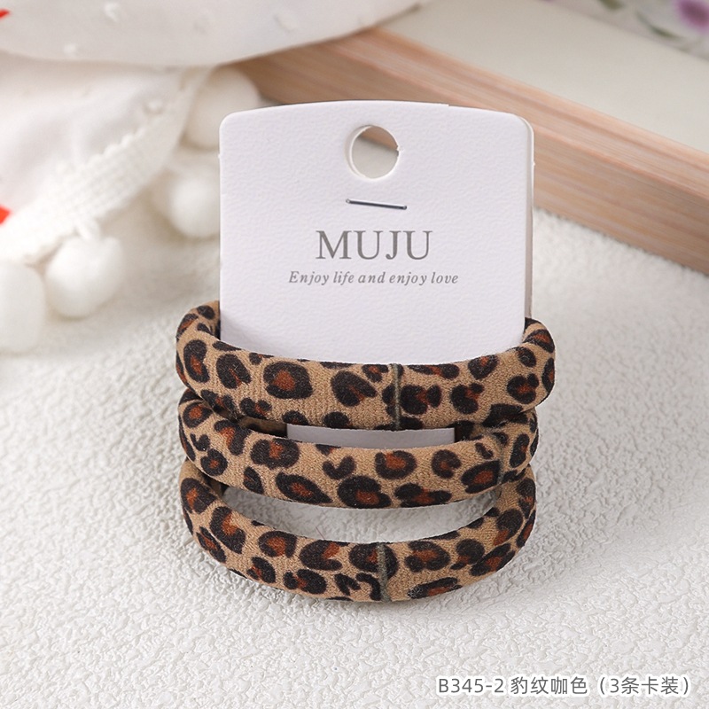 [Carga de tarjeta] sensación de alto nivel coreano de cabello de código de barras de moda de alta elasticidad de cabello anillo de cabello correa de cola de caballo