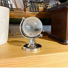 厂家简约风水晶地球仪创意工艺品装饰摆件拍照道具光球小礼品批发