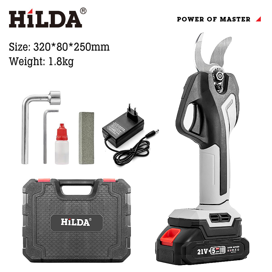 Tijeras eléctricas de batería de litio, portátiles recargables, podas domésticas, ramas, árboles frutales, tijeras de jardinería, tijeras de podar, cuchillos y ramas