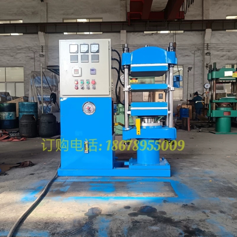 Лабораторный резиновый и пластиковый экспериментальный горячий пресс 25 тонн 350 мм рабочая поверхность автоматическая малая плоская вулканизатор