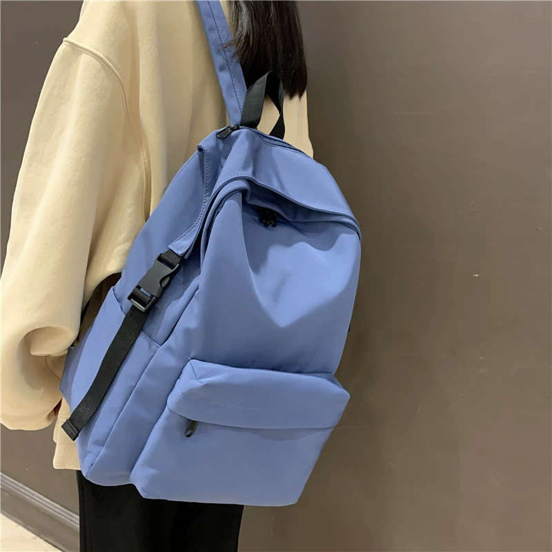 Japanese universal nylon backpack, school bag, shoulder bag, Korean style, for students