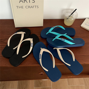 Summer New Japanese Couple Flip-Flops for Students Seaside Vacation Wear Men's and Women's Flip-flops 688xxt