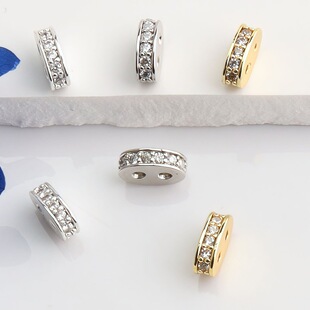 18K����ɫ�p���Ȧ΢��ִ��������diy����朴����Ʒɢ��