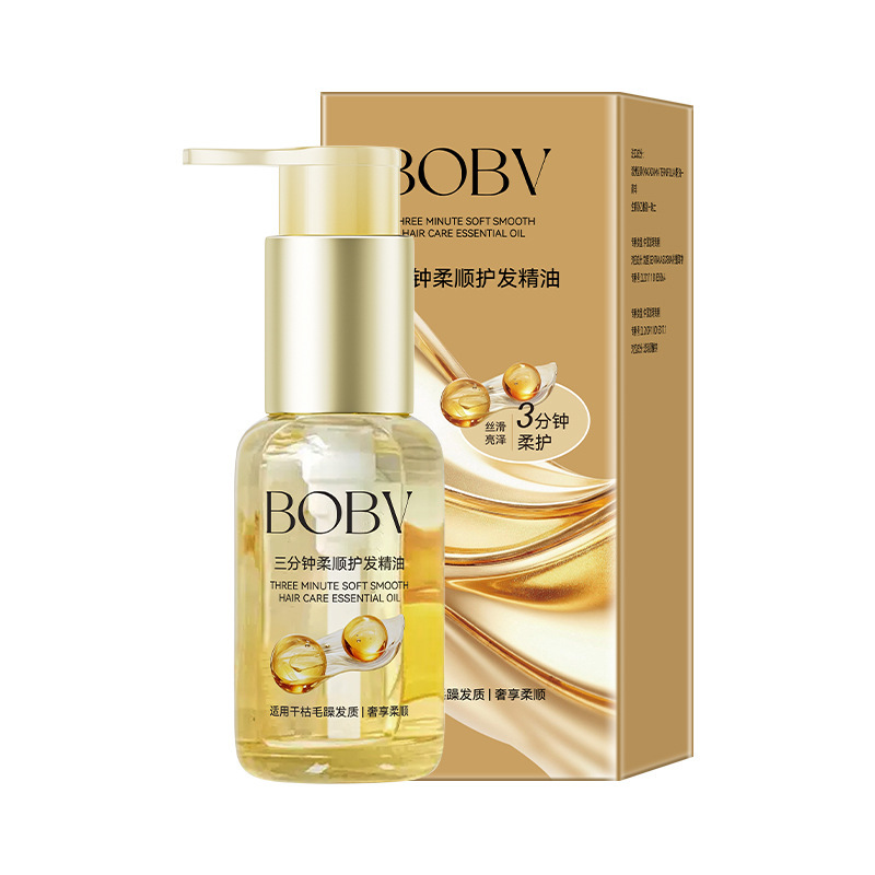 BOBV 3 分間の滑らかなヘアケア エッセンシャル オイルは、縮れを滑らかにし、パーマ、染め、修復し、滑らかで潤いを与えるヘアケア エッセンシャル オイル スプレー|undefined