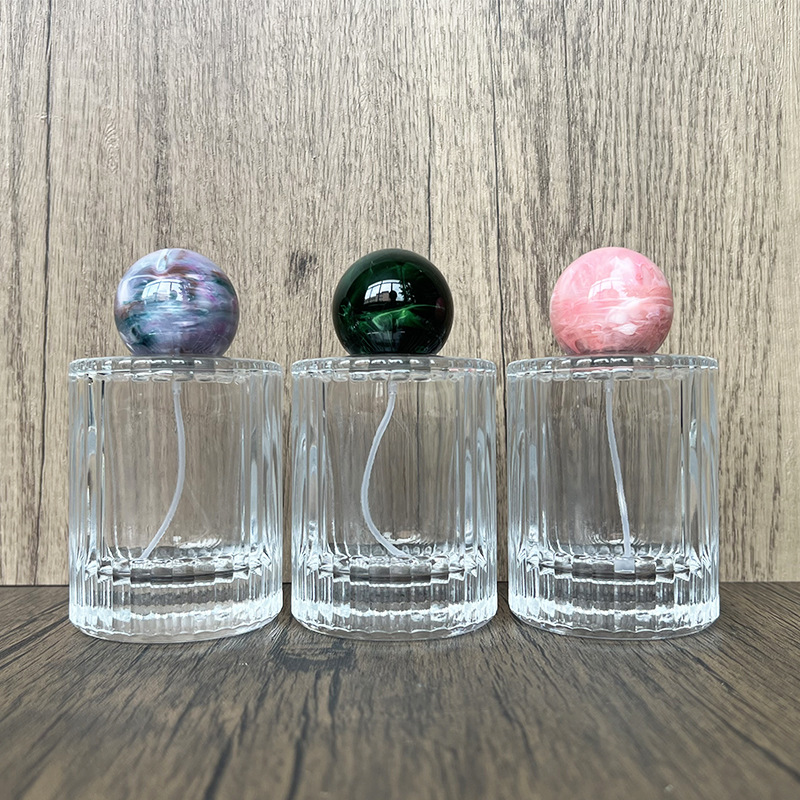 现货供应B032-100ml螺口透明玻璃瓶/分装瓶/便捷香水喷雾瓶玻璃瓶