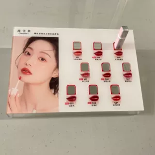 定制便携护肤品亚克力展示架 彩妆亚克力展示柜 亚克力化妆品展台