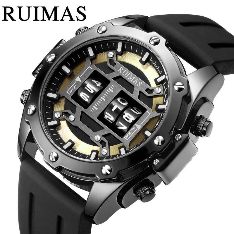 Cross-border Explosions Ruimas RUIMAS Personalized Roller Sports Watch Men's Fashion Waterproof Student Quartz Watch 553