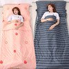 Adult Sleeping bag Middle school student Noon break pure cotton adult children Anti Tipi Four seasons General fund winter Single Portable