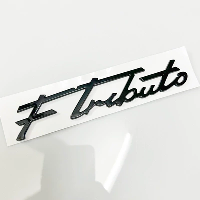 New Maserati Car Logo: Car logo - special-edition-f-tributo-pair-gloss-black