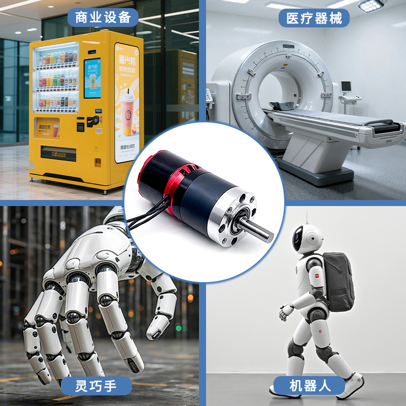 Manufacturer Produces 42mm Brushless Motor with High Torque Planetary Reducer 24V Dc Brushless Reduction Motor