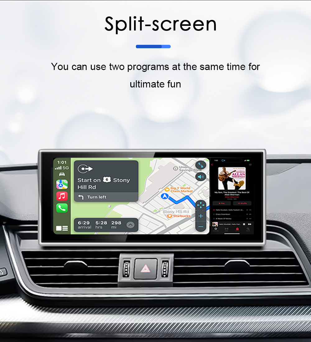 10.25inch / 12.3inch / 12.8inch Android Car Navigation System Suitable for Audi Q5L 2018-2020 Models