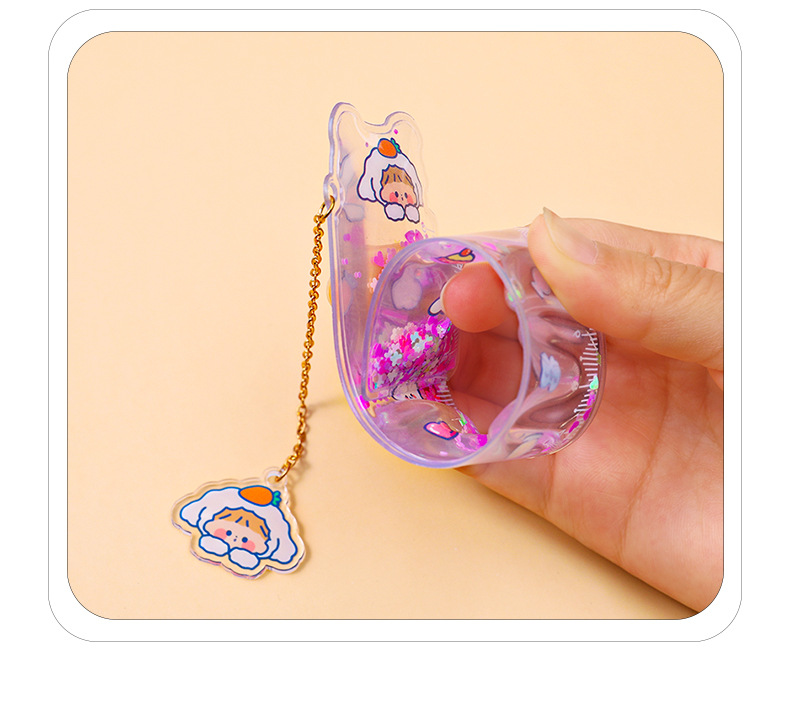 Fashion Cute Multifunctional Learning Pendant Bookmark Painting Ruler 15cm display picture 5