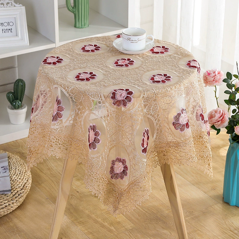 Cloth contains rose, fresh tea, coffee table, dressing table, lace dress