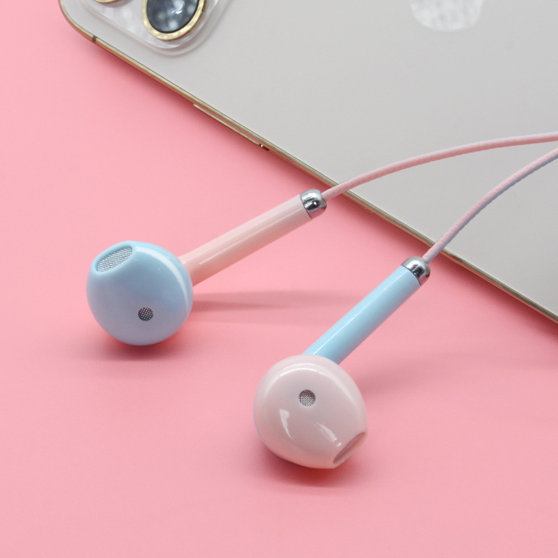 VPB A12 es adecuado para Huawei Apple Android Oppo teléfono móvil universal en la oreja los auriculares con micrófono con cable color