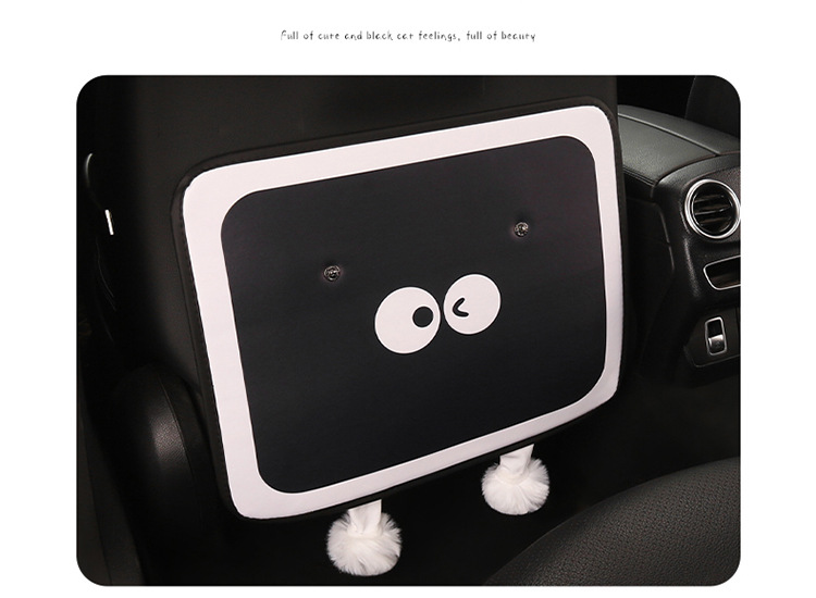 Car Anti-Kick Pad, Cute Anti-Kick Pad, Children's Chair Back Anti-Stain Pad, Rear Seat Anti-Kick and Anti-Scratch Pad