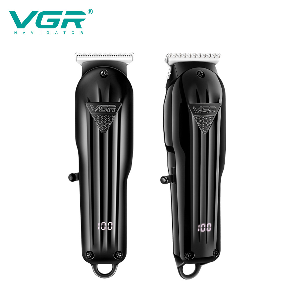 Tagliacapelli professionale elettrico con display digitale inciso, ideale per salone e uso domestico._voghion.com
