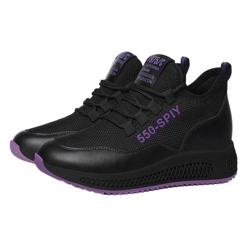 2024 primavera nuevos zapatos de mujer estilo coreano versátil zapatos casuales antideslizante suave inferior zapatilla de moda zapatos para correr zapatos de mujer