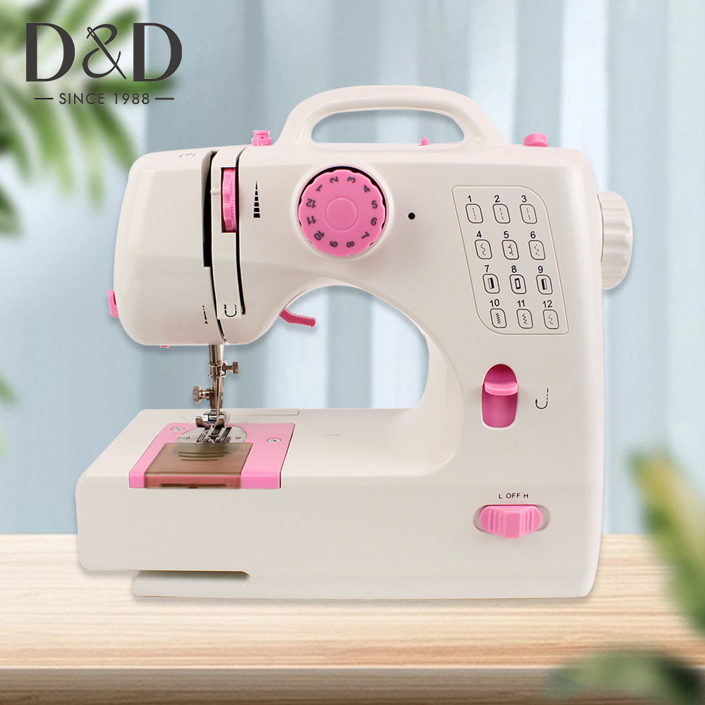 家用小型电动缝纫机多功能12种线迹缝纫机家庭版全自动脚踏缝纫机