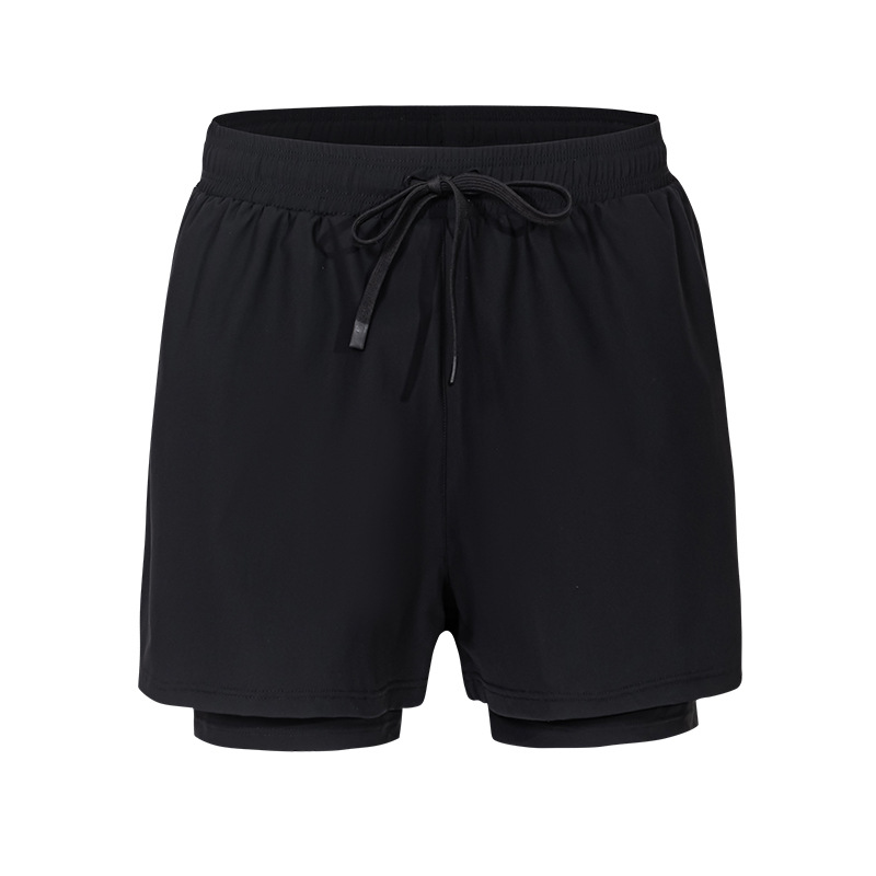 Banfi Quick-Drying Breathable Fake Two-Piece Sports Shorts Men's Anti-Embarrassment Swimming Trunks Boxer Briefs Summer Beach Pants