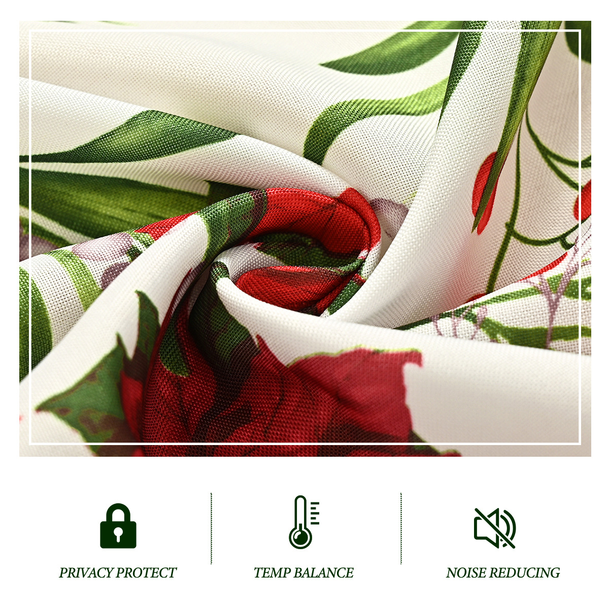 Nuevas cortinas de Navidad transfronterizas cortinas