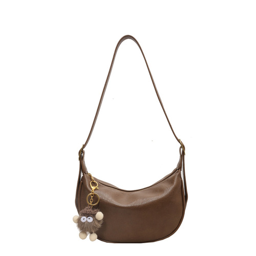 Retro niche bag, new women's bag, trendy, popular and versatile crossbody bag, shoulder armpit dumpling bag