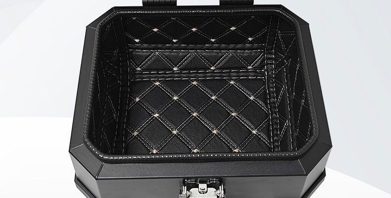 Electric vehicle mini 581013 ultra-thick 15L aluminum alloy tail box for motorcycle, small size