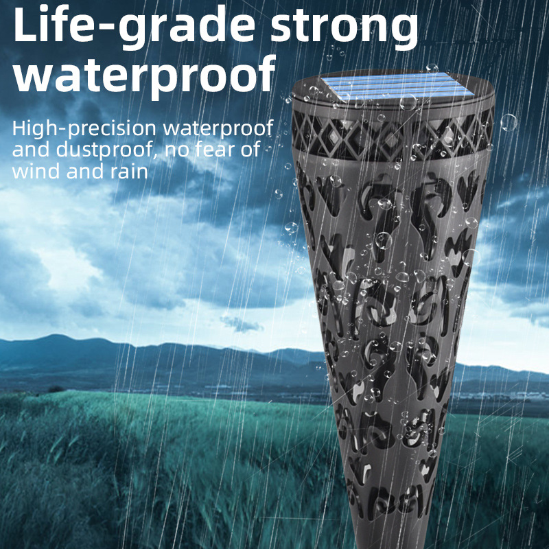 Llama lámpara solar jardín césped lámpara Decoración LED antorcha al aire libre paisaje tierra enchufe jardín inducción lámpara impermeable