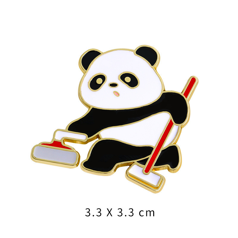 Curling panda