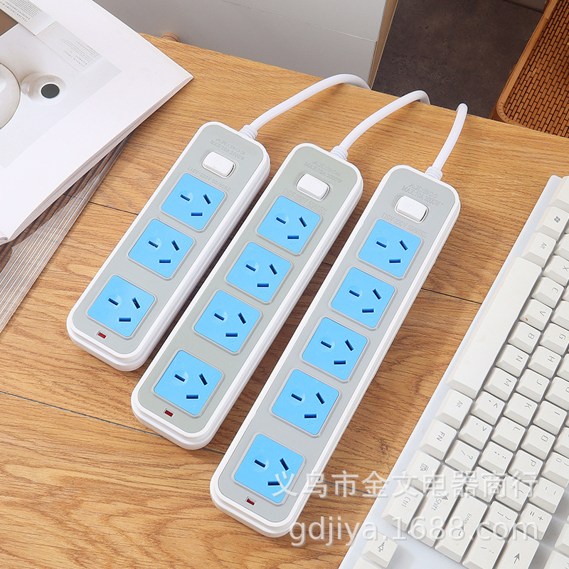 Comercio exterior australiano jack estándar de ocho palabras plano enchufe USB tres agujeros una sola fila 3 bits 4 bits 5 bits placa de cableado de fila