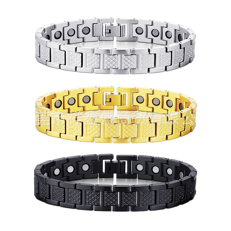 Cross-Border E-Commerce Fish Scale Pattern Stainless Steel Jewelry Titanium Steel Bracelet Men's Chain Saturn Personality Chain Trendy Hot Item